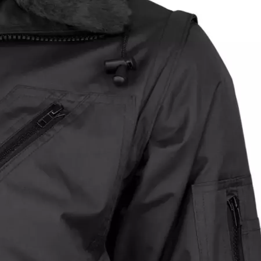 **Abnehmbare Ärmel** verwandeln Ihre Jacke in eine vielseitige Schicht, damit Sie auf wechselndes Wetter vorbereitet sind.