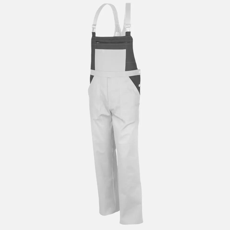 Qualitex NM-41012-3032, Basic Two-Tone Bib and Brace, image 1, gallery thumbnail