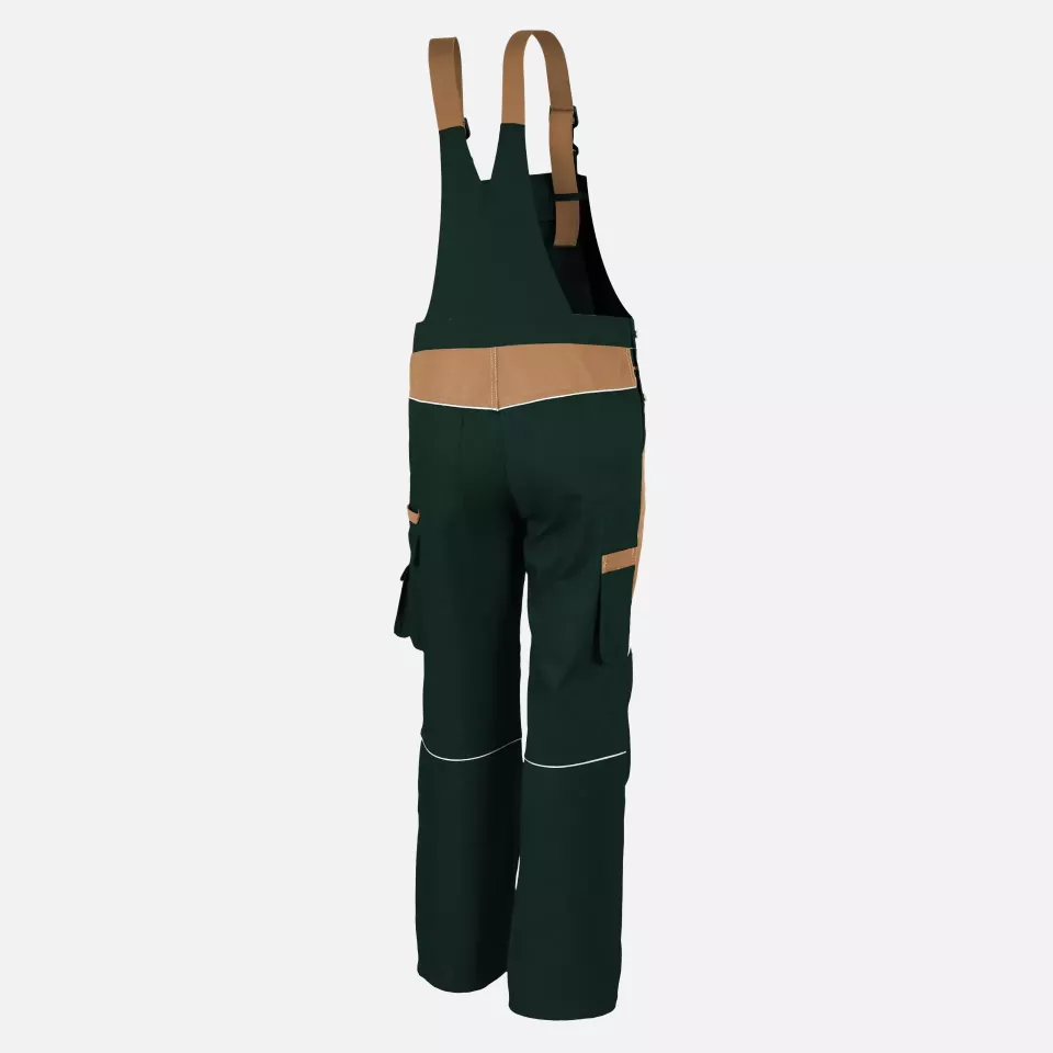 Qualitex NM-41006-1542, PRO Olive/Khaki Bib and Brace, image 2, gallery thumbnail