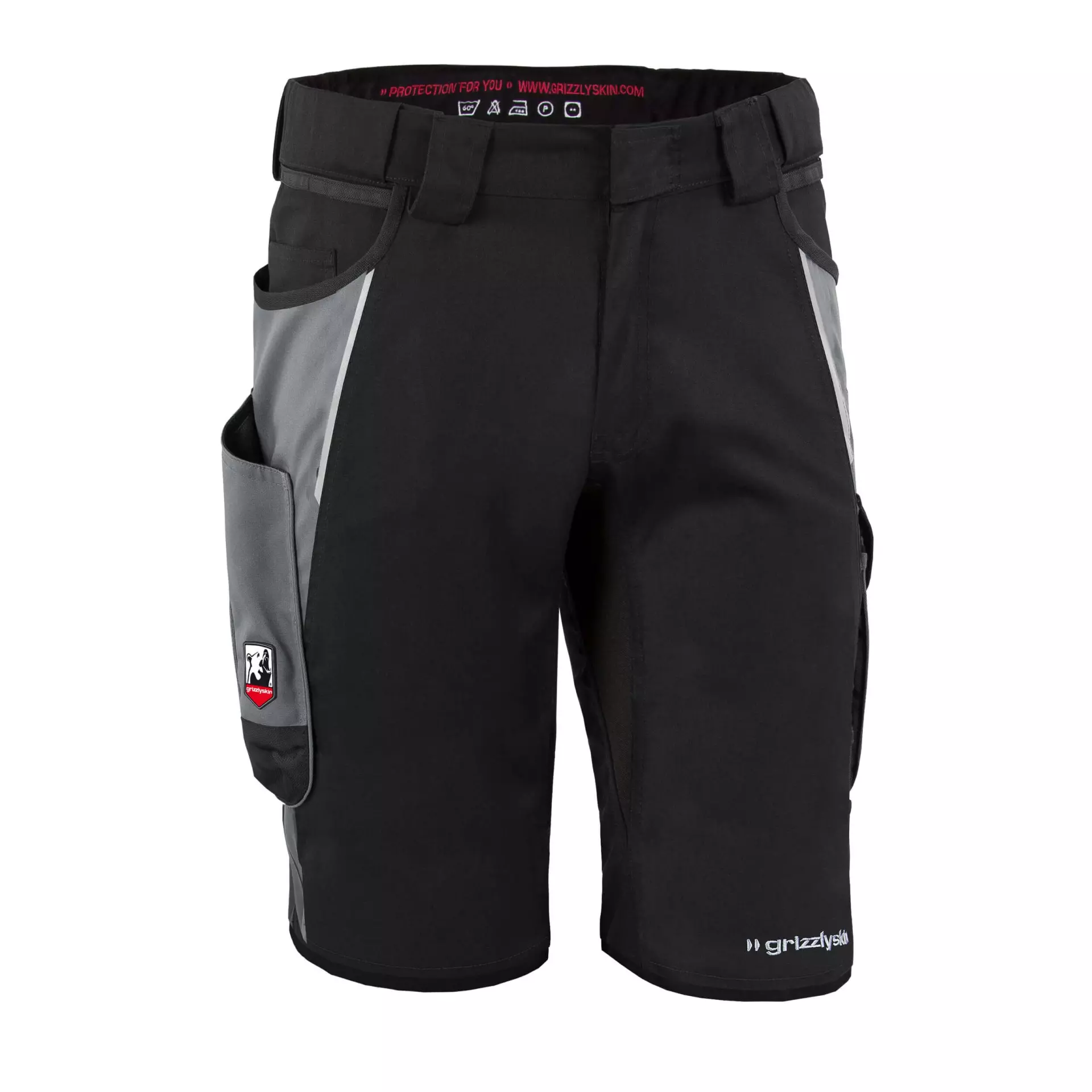 Grizzlyskin GIM3608, IRON Shorts Black/Grey, image 1