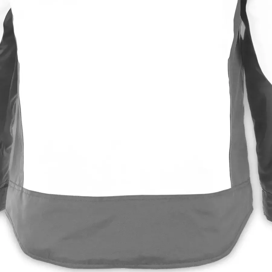 **Verlängerter Rücken** bietet zusätzliche Abdeckung und Wärme dort, wo Sie es an kühlen Tagen am meisten benötigen.