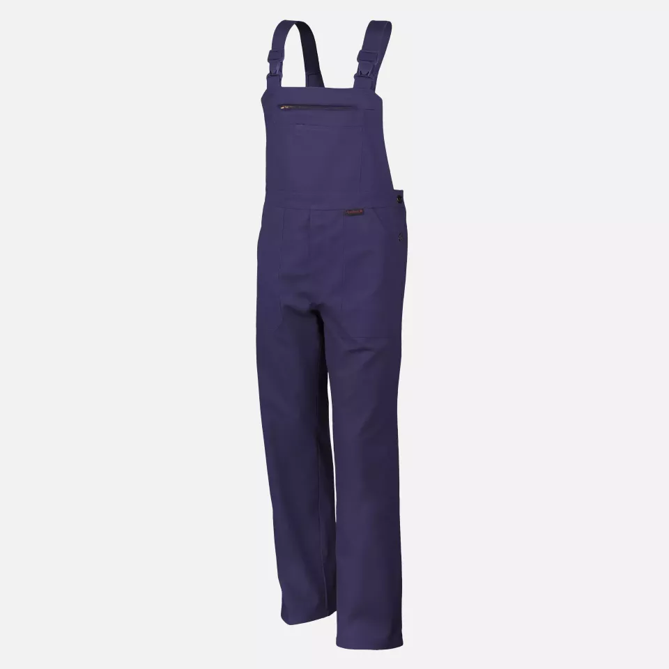 Qualitex NM-41002-0600, Classic Latzhose hydronblau, image 1, gallery thumbnail