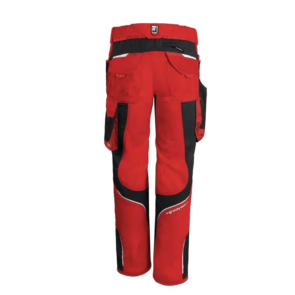 Grizzlyskin GIM3802, IRON Trousers Red/Black, image 2, gallery thumbnail
