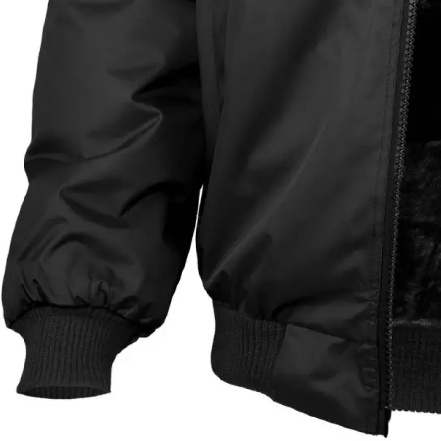 **Elastische Bündchen** halten Wind und Feuchtigkeit ab und sorgen für eine eng anliegende, bequeme Passform, die jede Bewegung mitmacht.