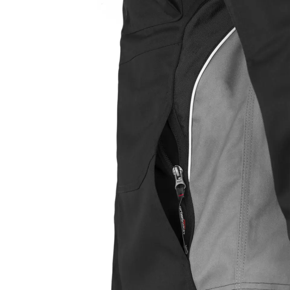 Grizzlyskin GIM3908, IRON Waist Jacket Black/Grey, image 3, gallery thumbnail