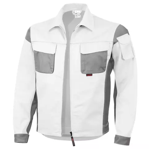 Qualitex PRO Waist Jacket White/Grey