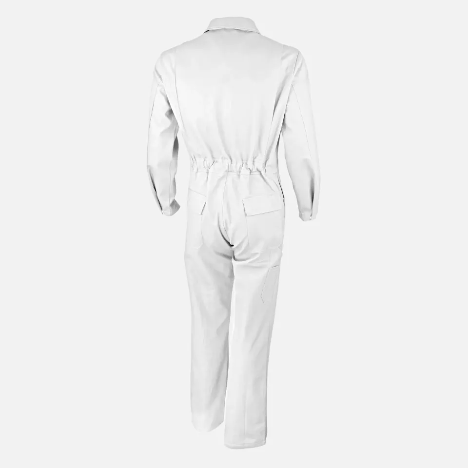 Qualitex NM-45002-3000, Classic Rally Coverall White, image 2, gallery thumbnail