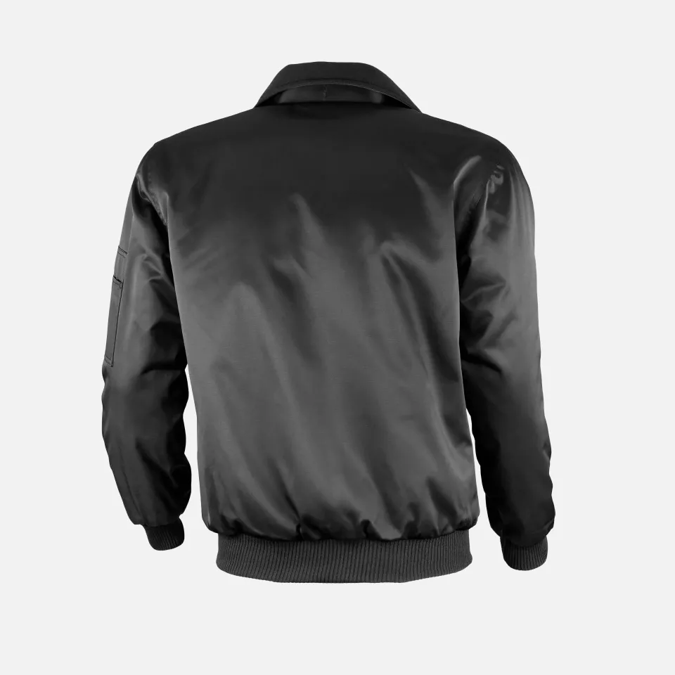Qualitex NM-70003-3600, Pilotenjacke mit festem Arm & Steppfutter schwarz, image 2, gallery thumbnail