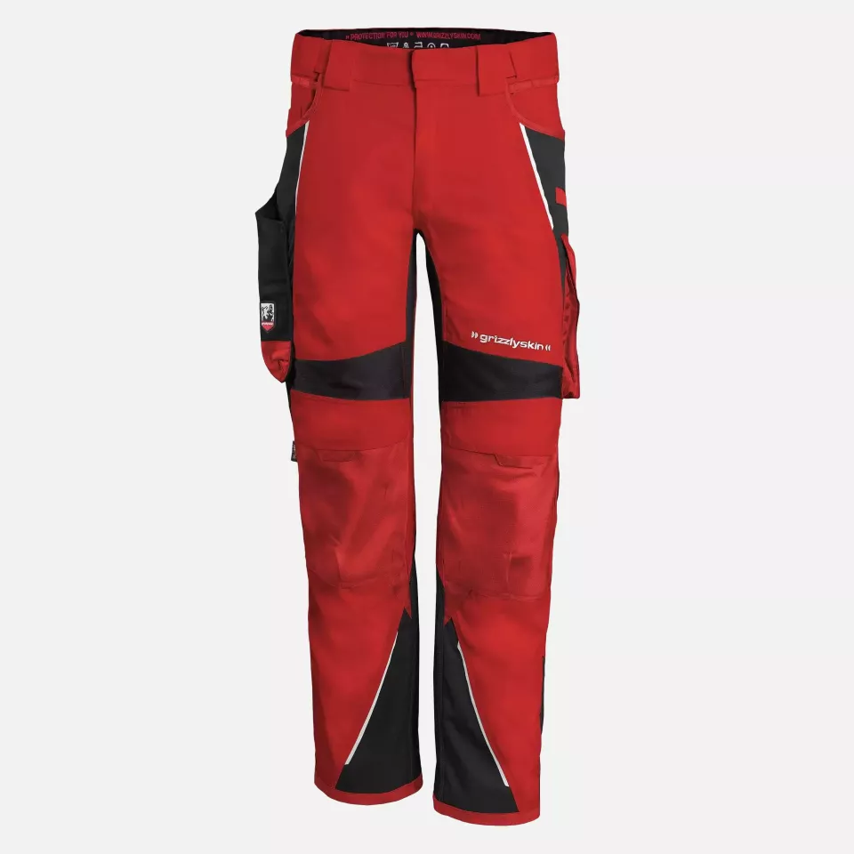 Grizzlyskin GIM3802, IRON Trousers Red/Black, image 1, gallery thumbnail