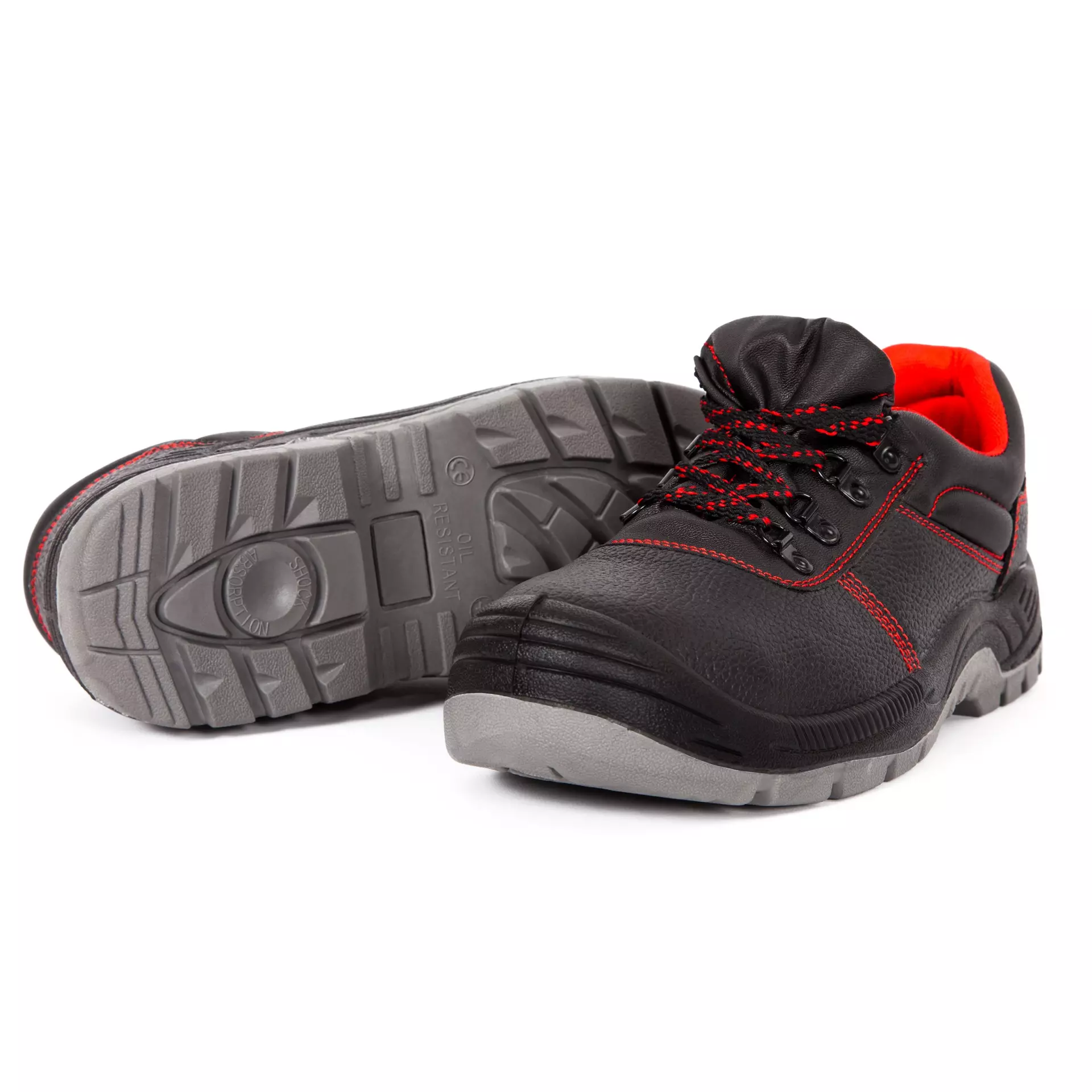 Qualitex NM-11001-3623, Low Shoe S3 Black/Red, image 2