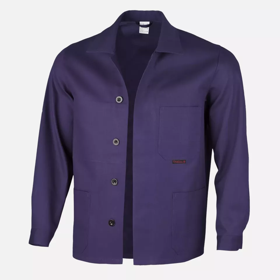 Qualitex NM-44002-0600, Classic Arbeitsjacke hydronblau, image 1, gallery thumbnail