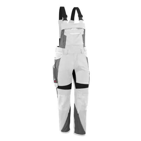 Grizzlyskin IRON Bib and Brace White/Grey