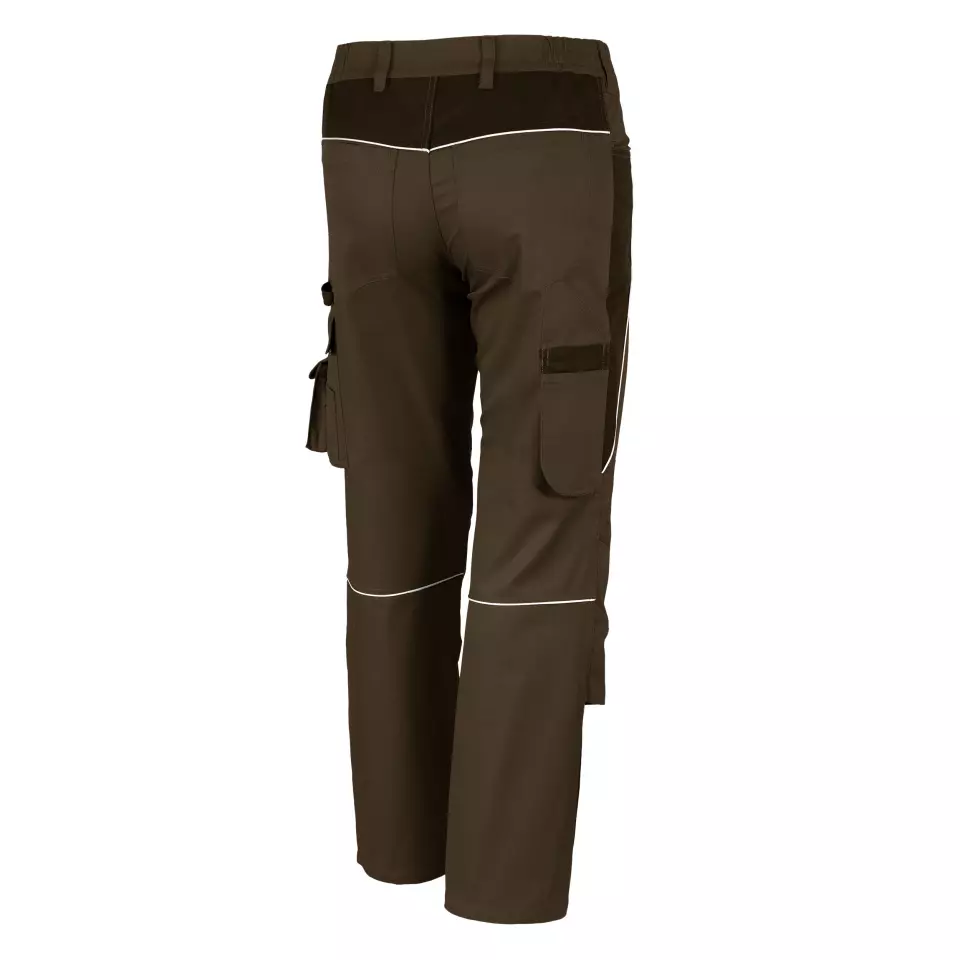 Qualitex NM-42006-4345, PRO Trousers Hazelnut/Chestnut, image 2, gallery thumbnail
