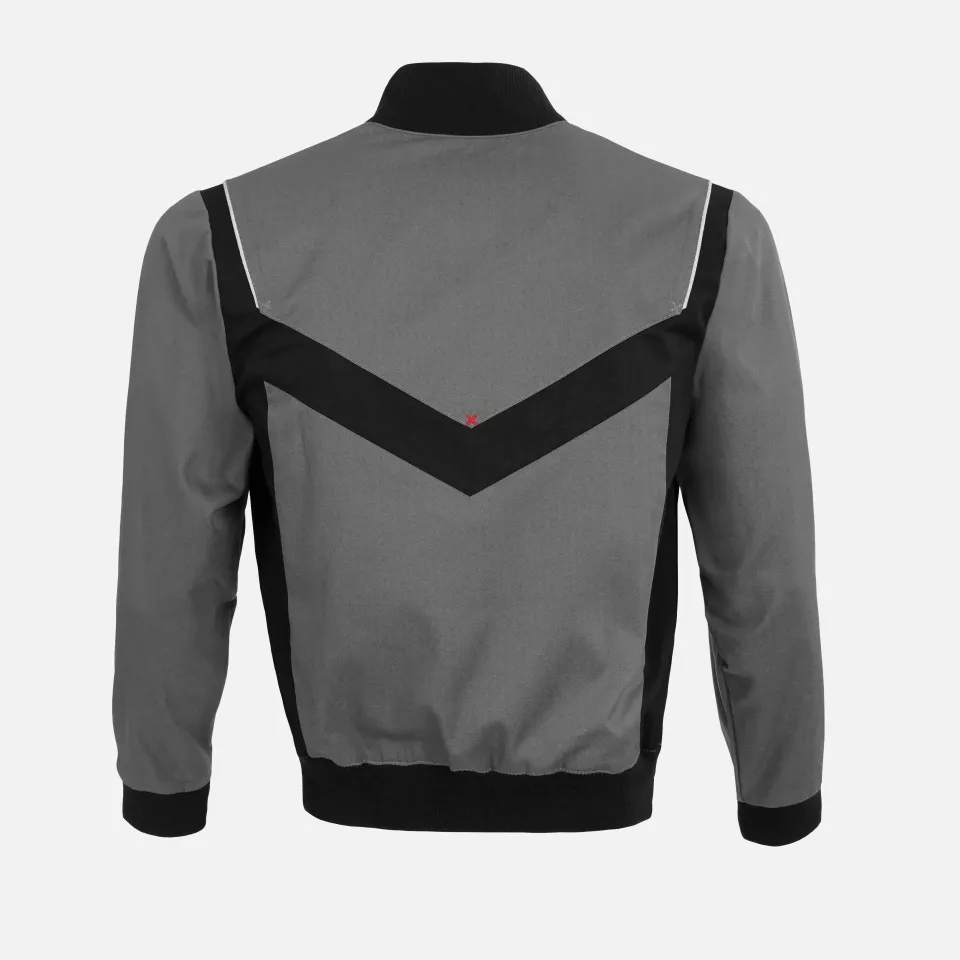 Qualitex NM-43011-3236, X-Serie Blousonjacke grau/schwarz, image 2, gallery thumbnail