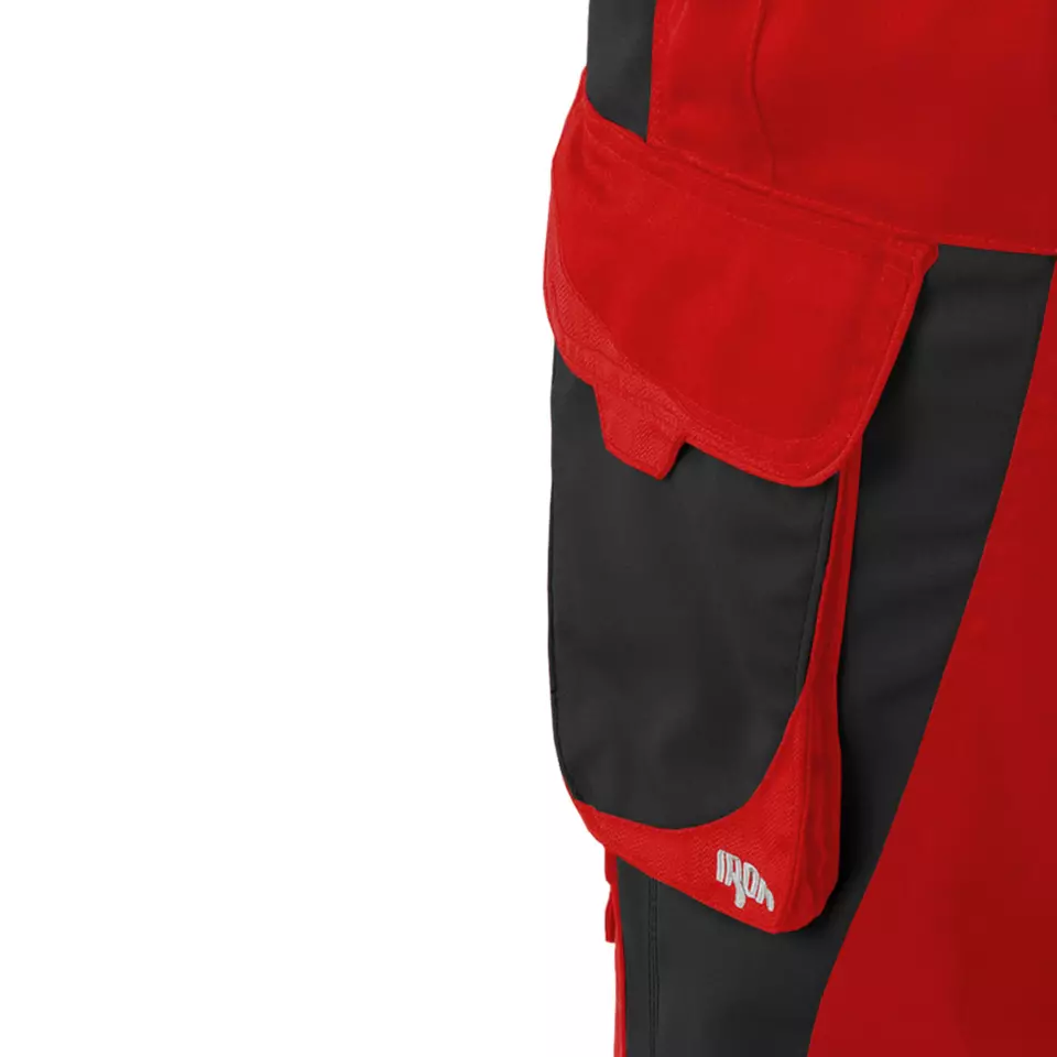 Grizzlyskin GIM3802, IRON Trousers Red/Black, image 5, gallery thumbnail