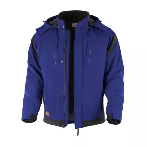 Qualitex PRO Softshell Jacket Cornflower Blue/Black