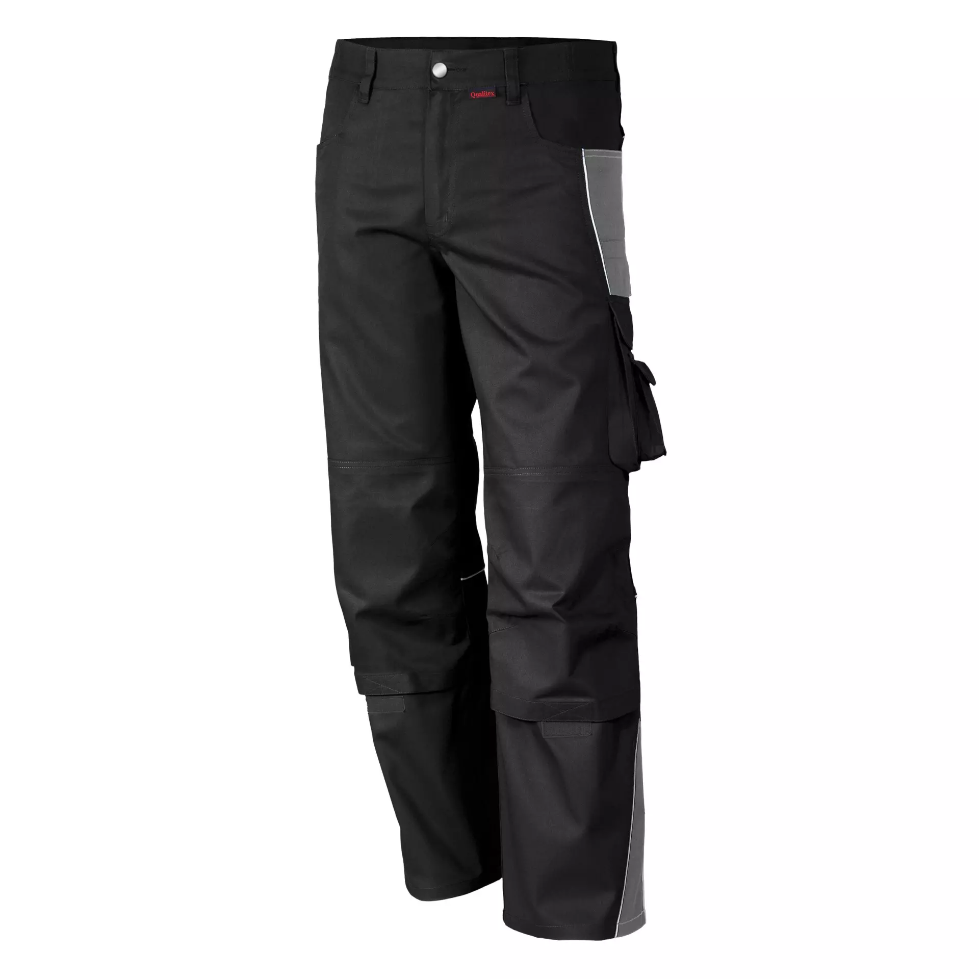 Qualitex NM-42006-3632, PRO Work Pants Black/Grey, image 1