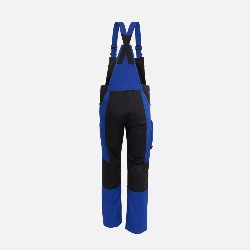 Qualitex NM-41011-0336, X-Serie Bib and Brace Cornflower Blue/Black, image 2, gallery thumbnail