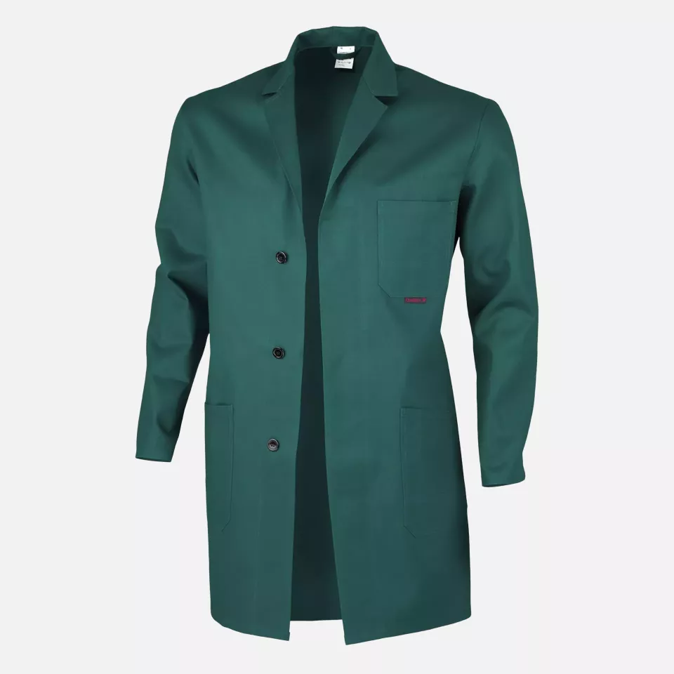 Qualitex NM-46002-1300, Classic Work Coat Green, image 1, gallery thumbnail