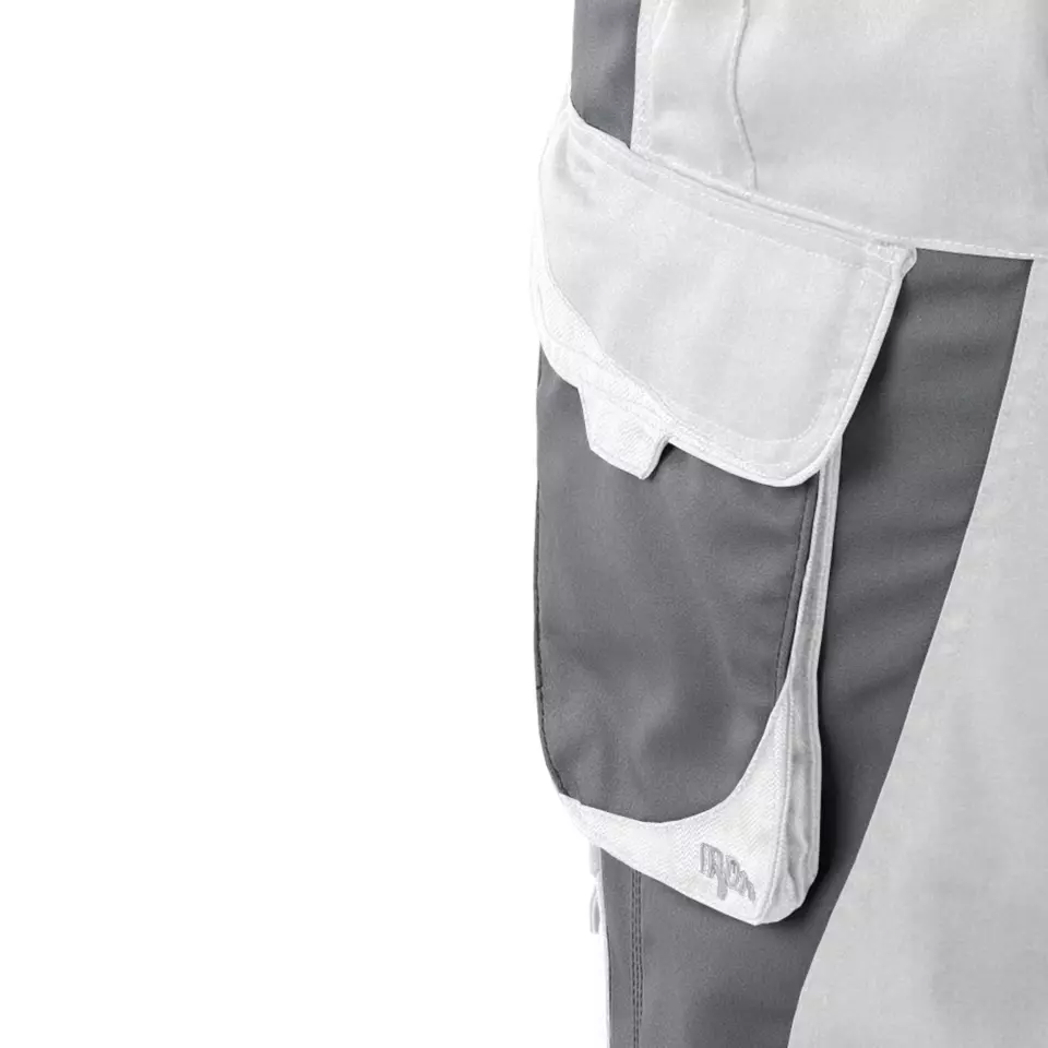 Grizzlyskin GIM3604, IRON Shorts White/Grey, image 5, gallery thumbnail