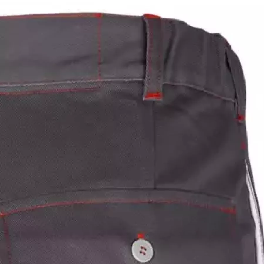 **Elasticated Side Waistband** adapts comfortably to your movements for a secure fit throughout demanding workdays.