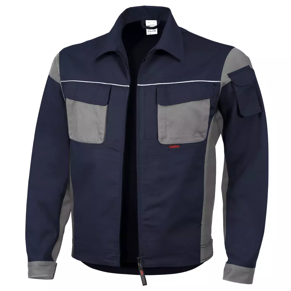 Qualitex NM-43006-0532, PRO Work Jacket Navy/Grey, image 1, gallery thumbnail