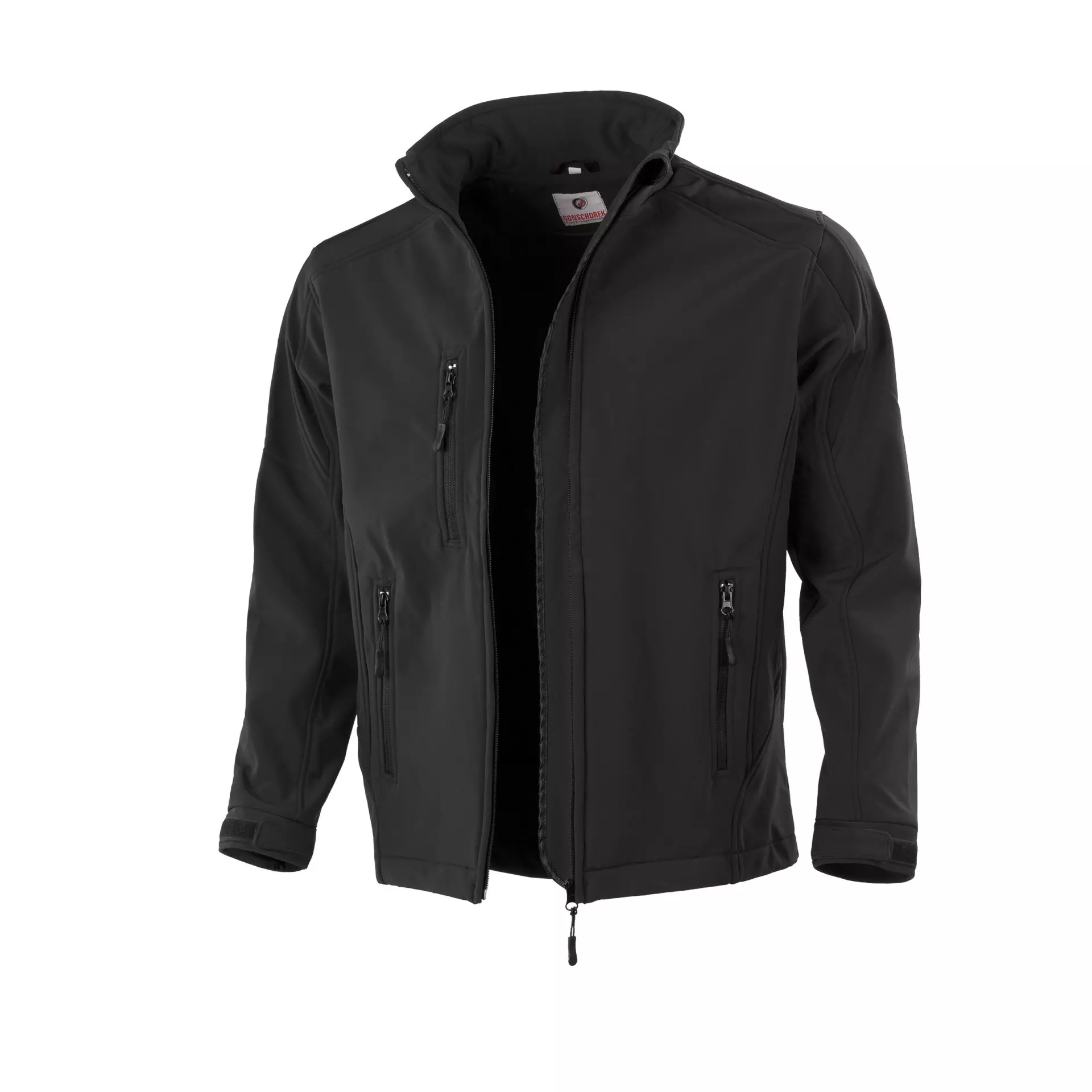Qualitex NM-66001-3600, Softshell Jacket Black, image 1
