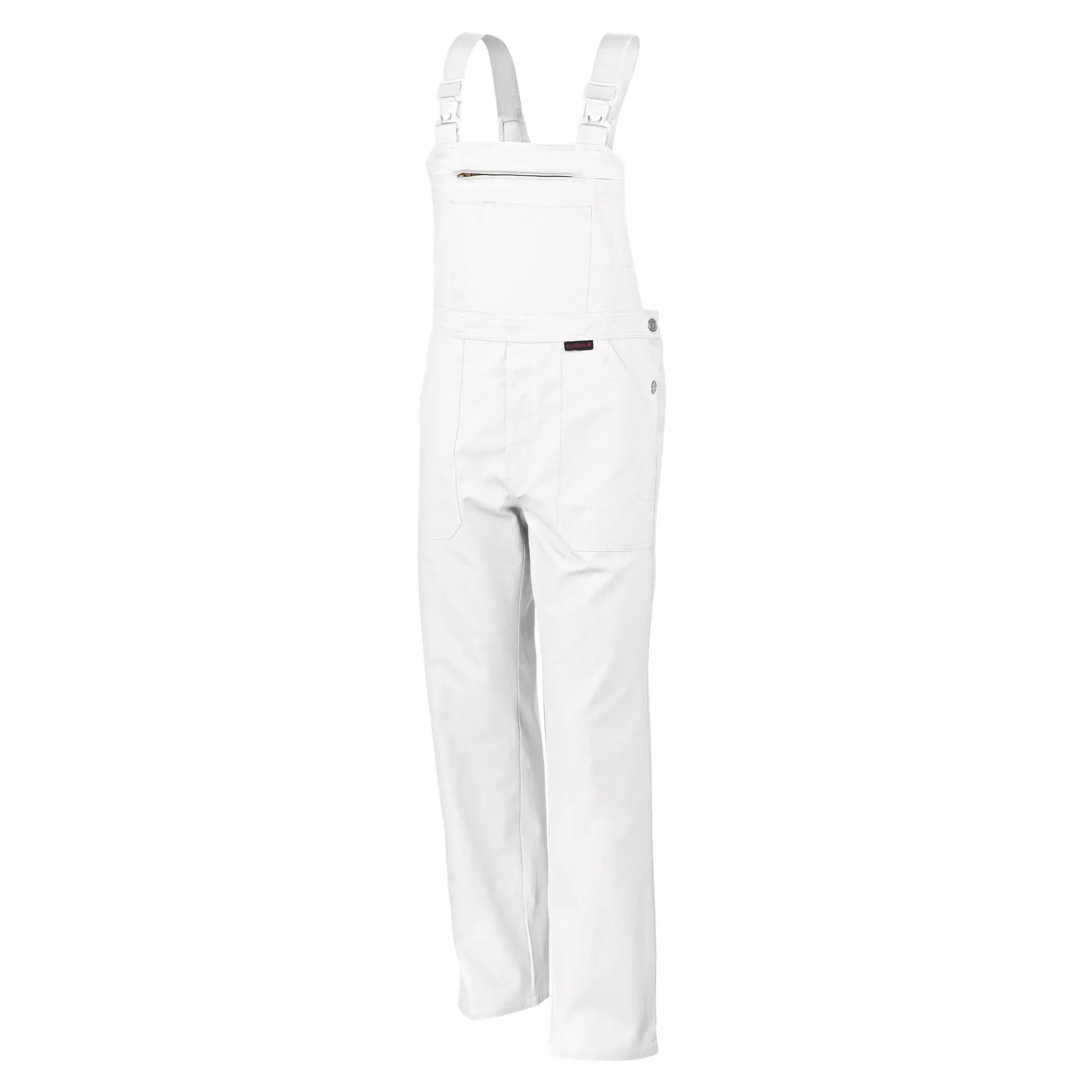 Qualitex NM-41002-3000, Classic Bib Overall White, image 1