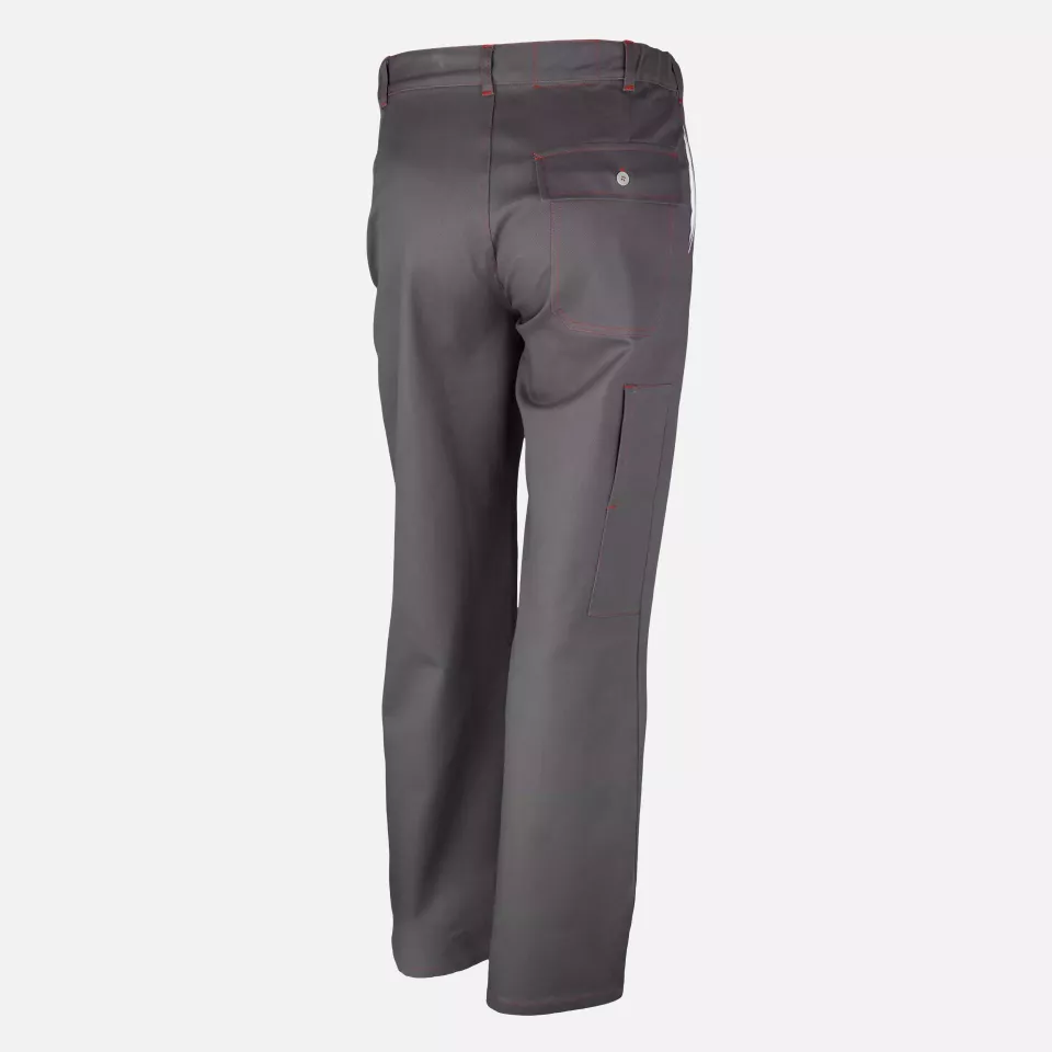 Qualitex NM-42010-3400, Robust Waist Trousers Dark Grey, image 2, gallery thumbnail