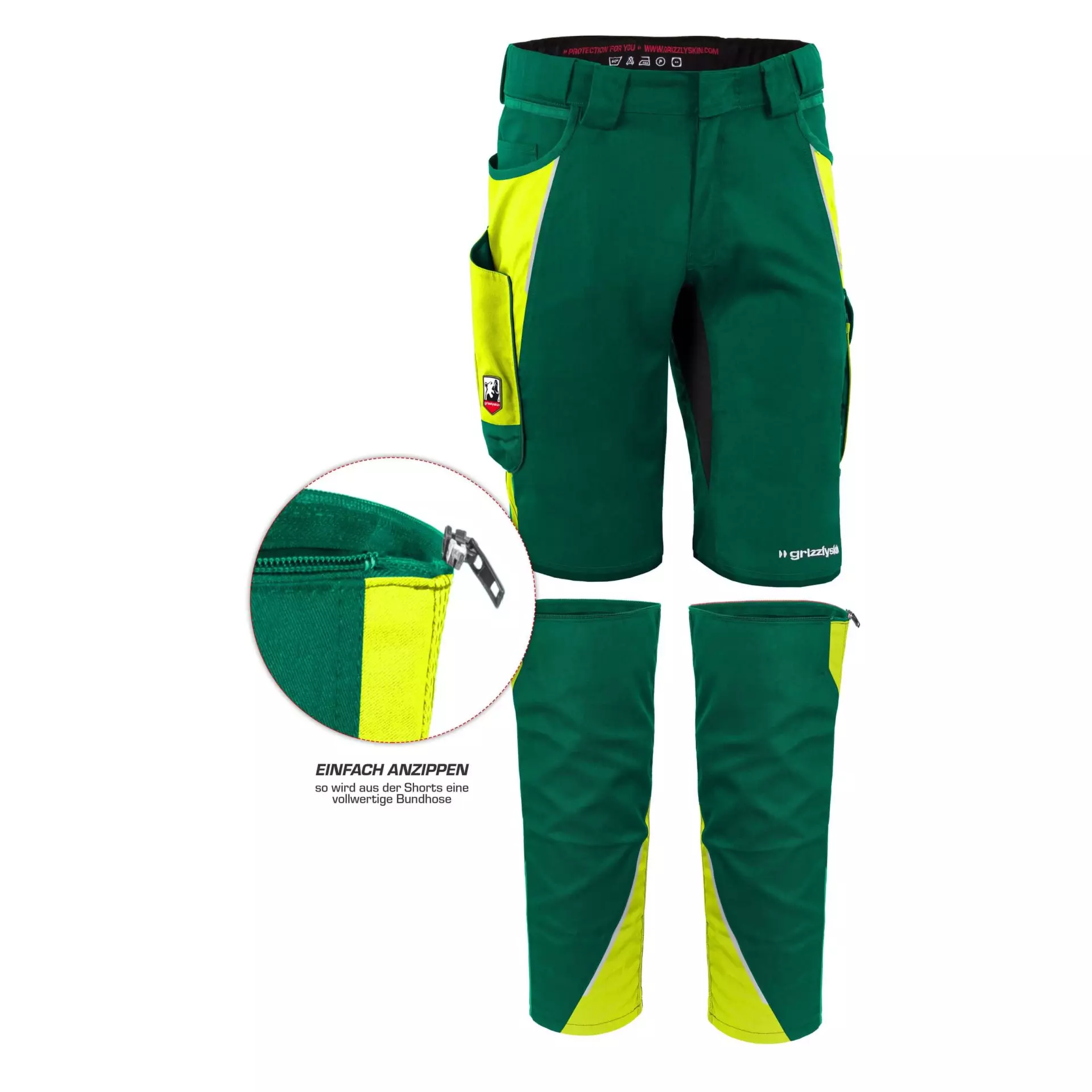 Grizzlyskin GIMBL11, IRON Yellow Leggings, image 2