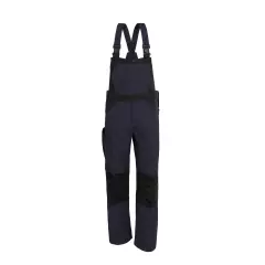 NM-41011-0536, Qualitex X-Serie Latzhose marine/schwarz