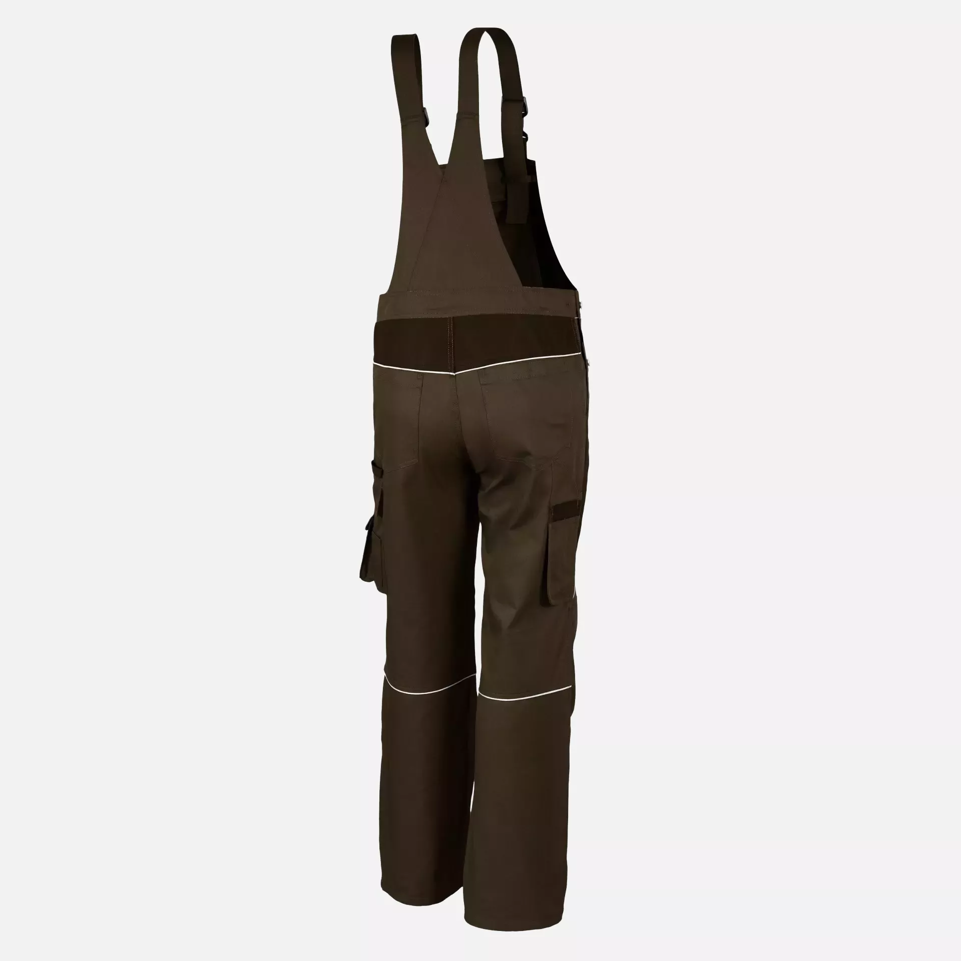 Qualitex NM-41006-4345, PRO Bib and Brace Hazelnut/Chestnut, image 2
