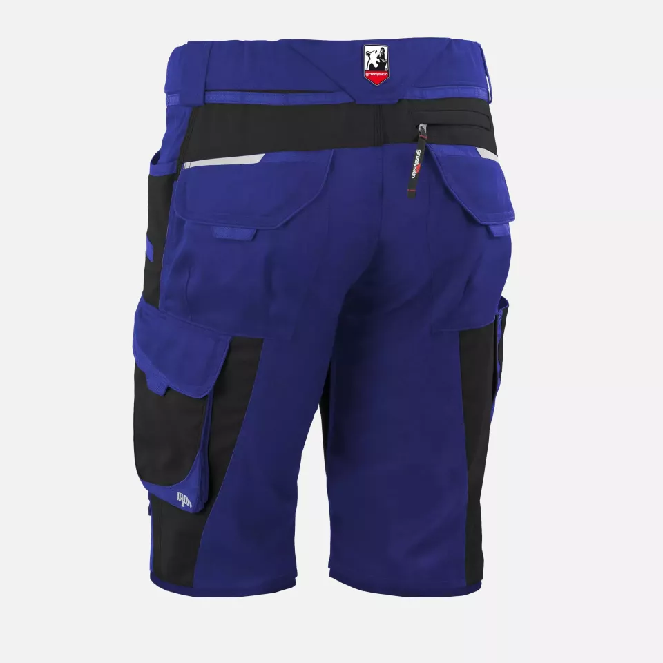 Grizzlyskin GIM3600, IRON Shorts Cornflower Blue/Black, image 2, gallery thumbnail
