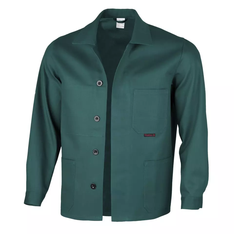 Qualitex NM-44002-1300, Classic Arbeitsjacke grün