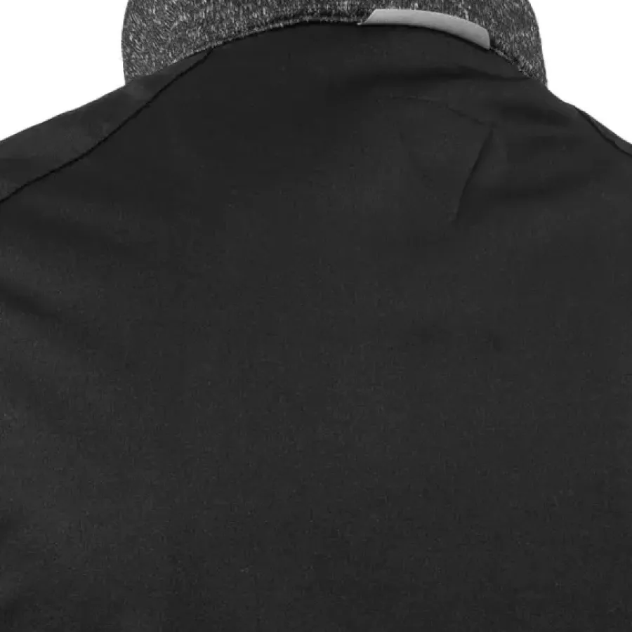 **Softshell Back** offers flexible movement and wind resistance where you need it most.