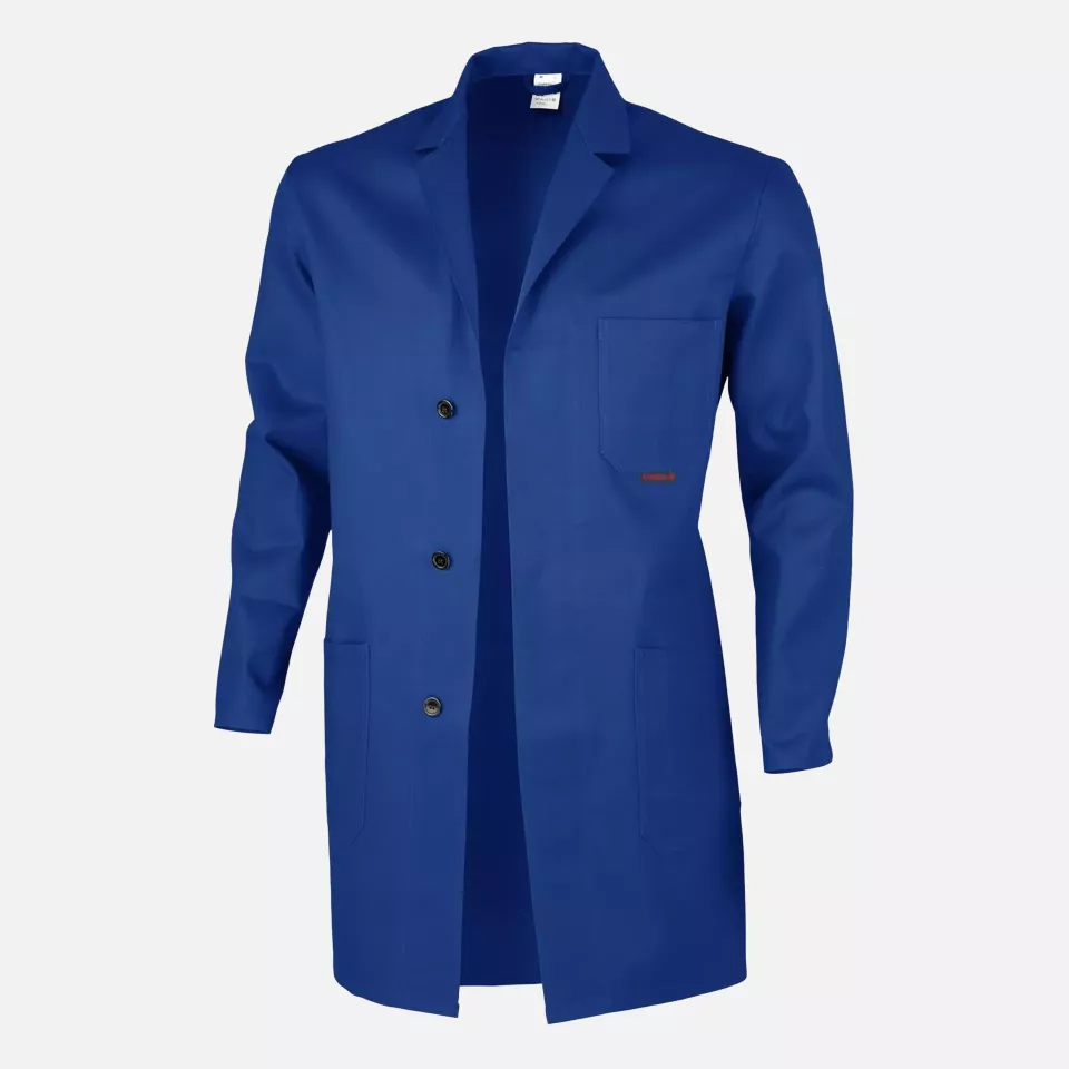 Qualitex NM-46002-0300, Classic Work Coat Royal Blue, image 1, gallery thumbnail