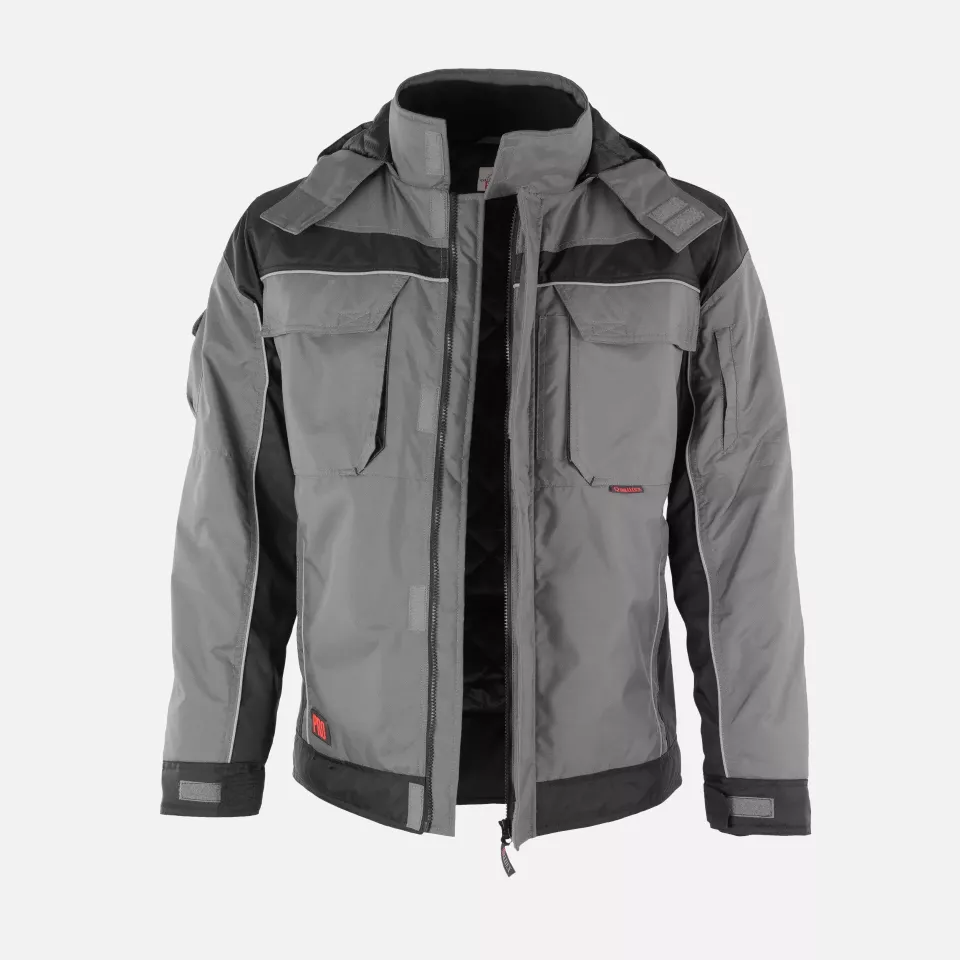 Qualitex NM-69006-3236, PRO Winter Jacket Grey/Black, image 1, gallery thumbnail