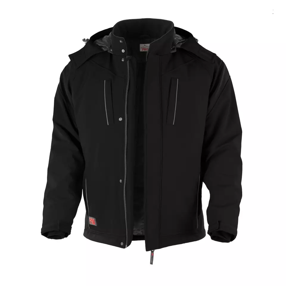 Qualitex NM-67006-3600, PRO Softshelljacke schwarz