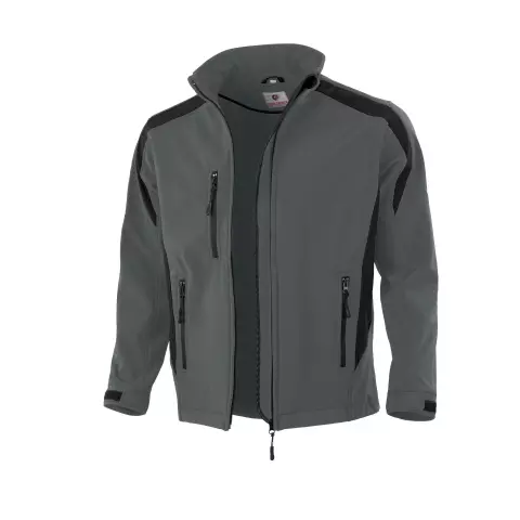 Qualitex Softshell Jacket Grey/Black