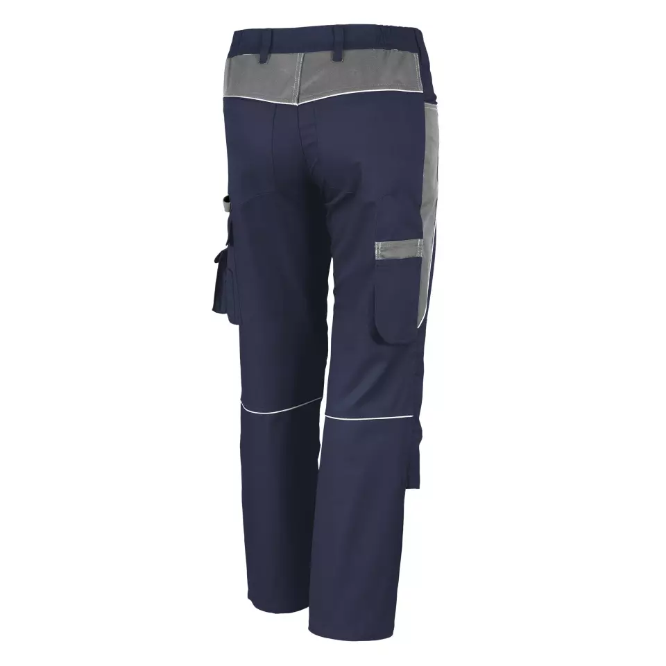 Qualitex NM-42006-0532, PRO Trousers Navy/Grey, image 2, gallery thumbnail