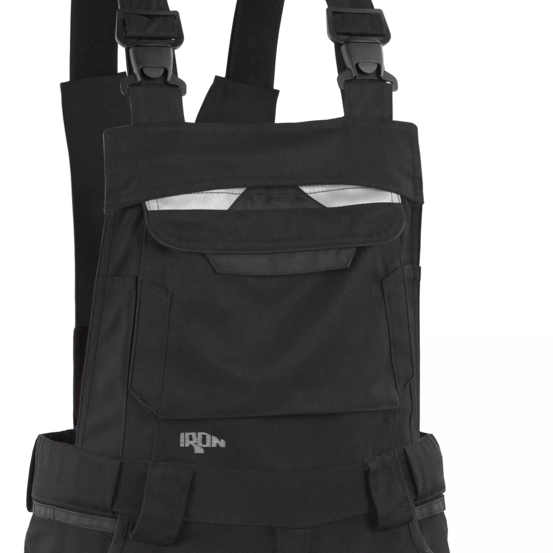 Grizzlyskin GIM3705, IRON Black Bib and Brace, image 3