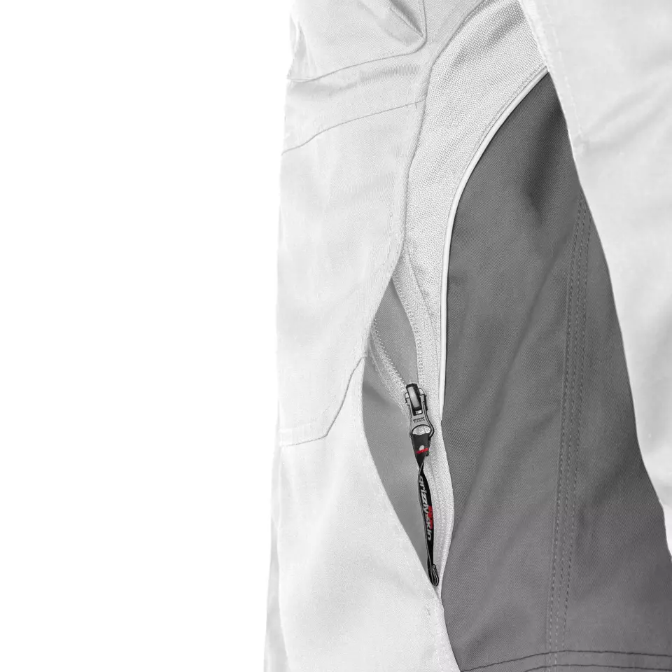 Grizzlyskin GIM3904, IRON Waist Jacket White/Grey, image 3, gallery thumbnail