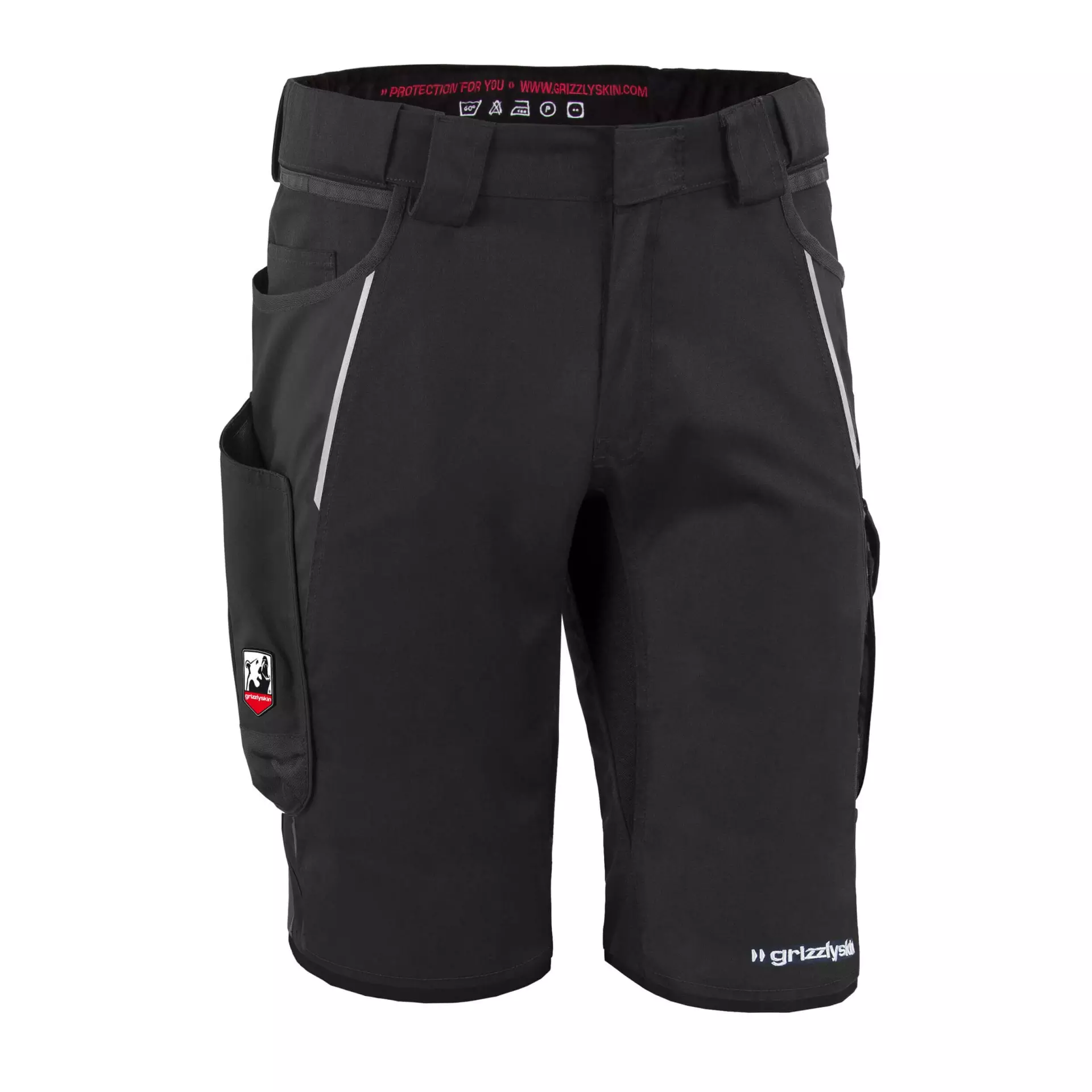 Grizzlyskin GIM3605, IRON Shorts schwarz, image 1