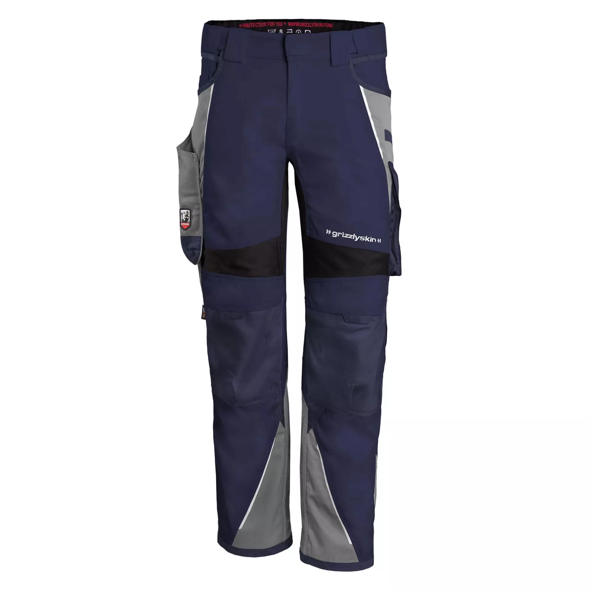 Grizzlyskin GIM3806, IRON Bundhose marine/grau, image 1