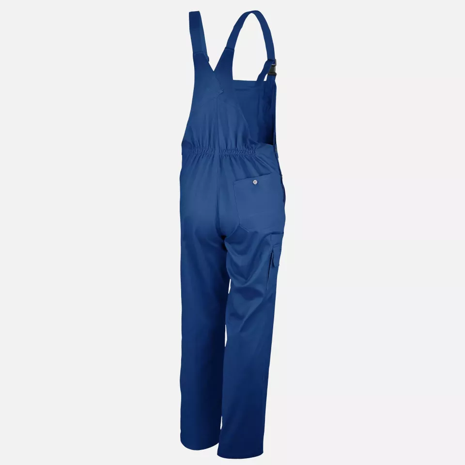 Qualitex NM-41001-0300, Basic Bib and Brace Royal Blue, image 2, gallery thumbnail