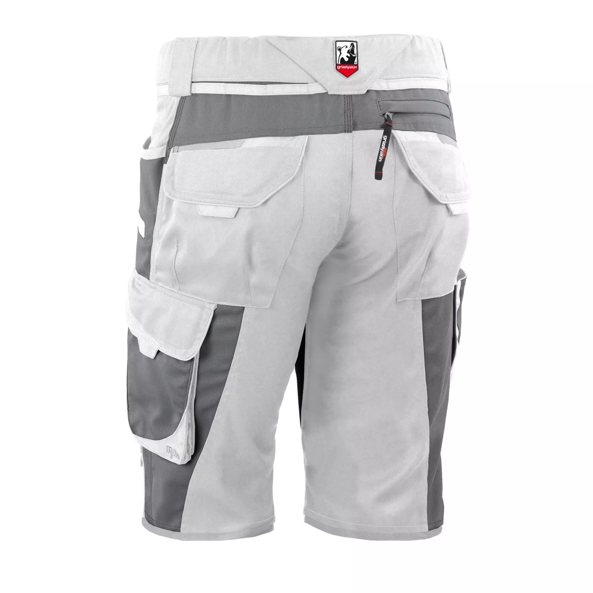 Grizzlyskin GIM3604, IRON Shorts White/Grey, image 2