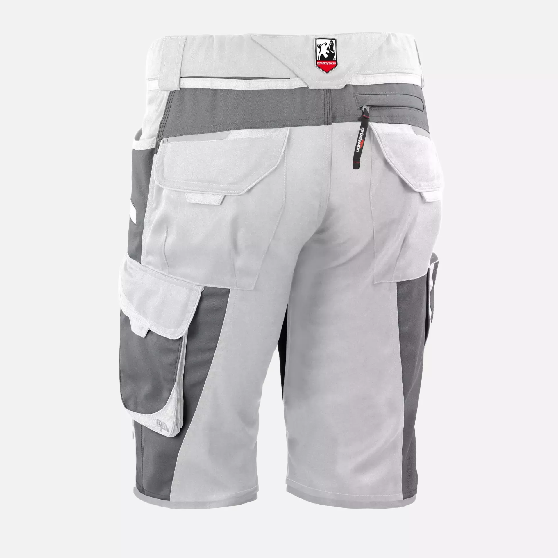Grizzlyskin GIM3604, IRON Shorts White/Grey, image 2