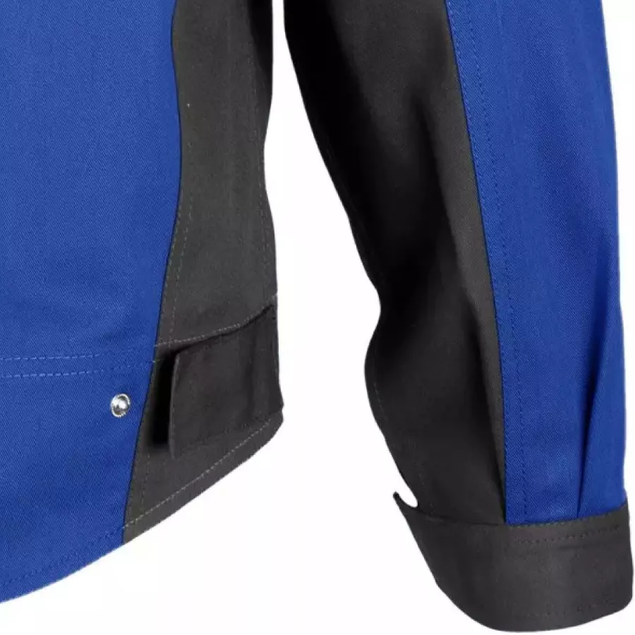 **Sleeve Cuffs with Velcro Closure** allow quick, adjustable fit for secure comfort at the wrists.