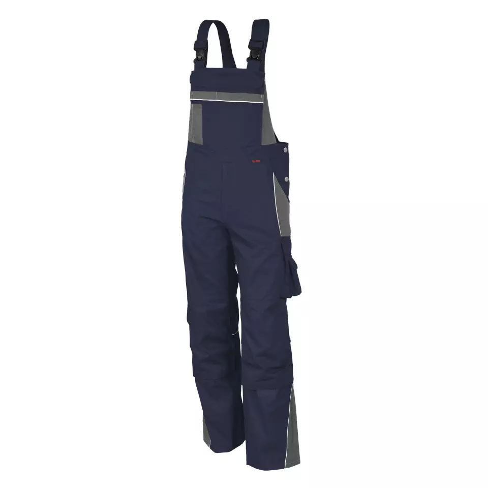 Qualitex NM-41006-0532, PRO Bib and Brace Navy/Grey