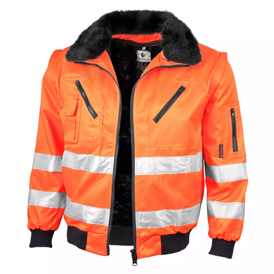Qualitex NM-70009-9100, Signal Pilot Jacket Hi-Vis Orange, image 1, gallery thumbnail
